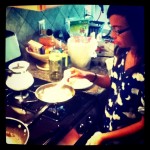 Jasi cooking breakfast