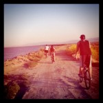 Weather's nice coasting bikes