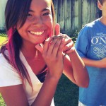 baby garter snake