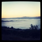 Above the clouds of Mt. Hamilton