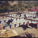 the mud pit at Muddy Buddy, San Jose