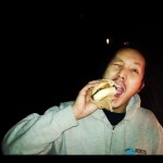 Chef Tim Luym enjoying our Burgogi Slider at our Tastemaker event