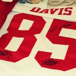 We got to autograph a jersey too