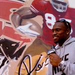 Vernon doing his Comcast Sports Network interview