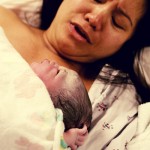 "We have a baby now ..." were the first words Michelle said when Sofie came out